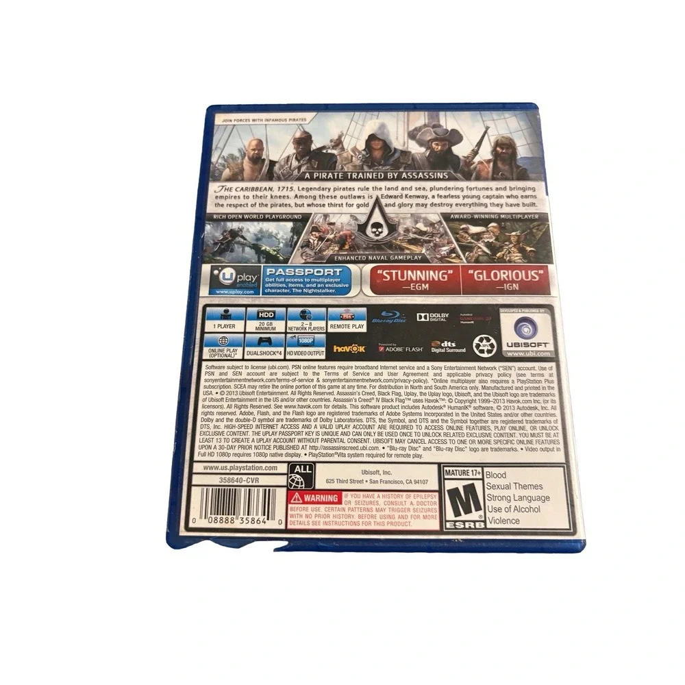 Assassin's Creed IV: Black Flag‎ (Sony PlayStation 4, 2013)